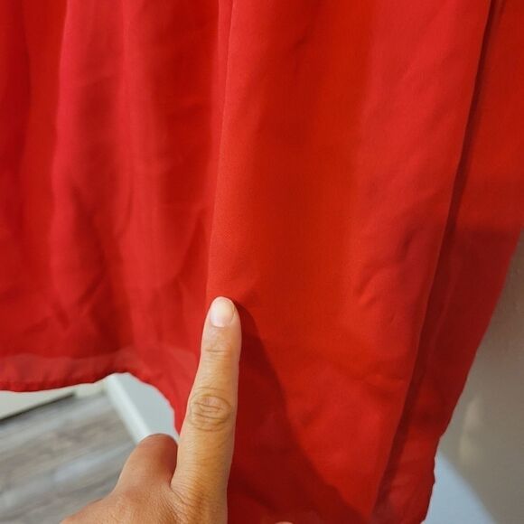 Francesca's red lace short sleeve dress - Picture 12 of 13